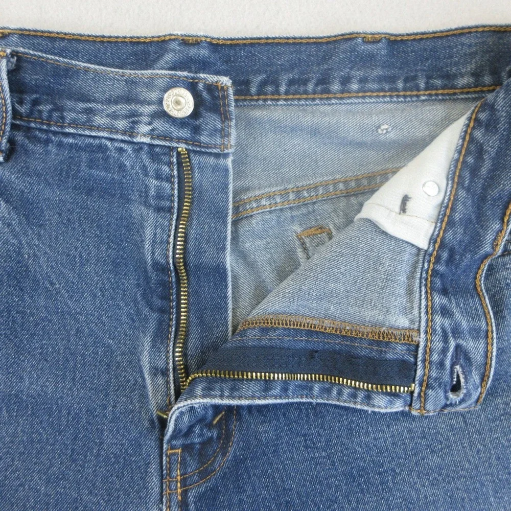 Levi's 517 Bootcut Jeans Mens 38x29 (Actual 36x28) Blue Denim Medium 100% Cotton